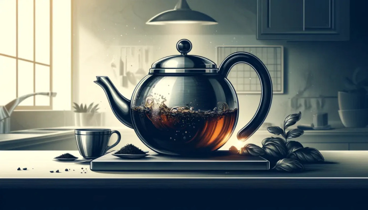 علت سیاه شدن چای در قوری استیل