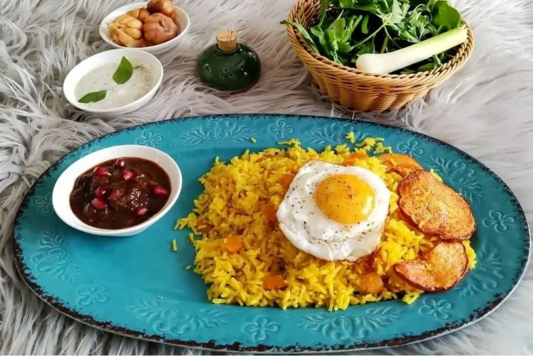 طرز تهیه کدو پلو مازندرانی