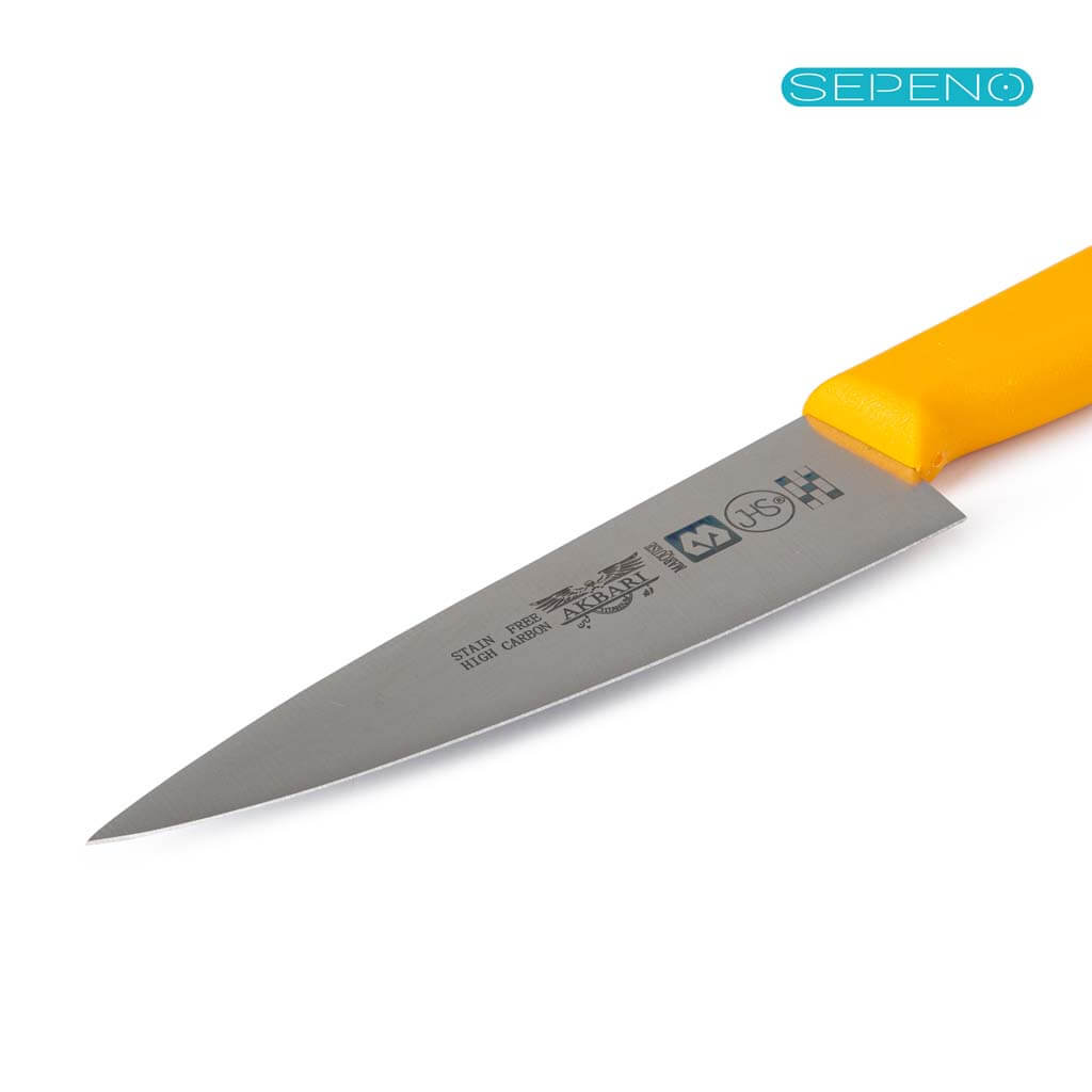 چاقو آشپزخانه اکبری مدل PP87B– دسته پلاستیکی